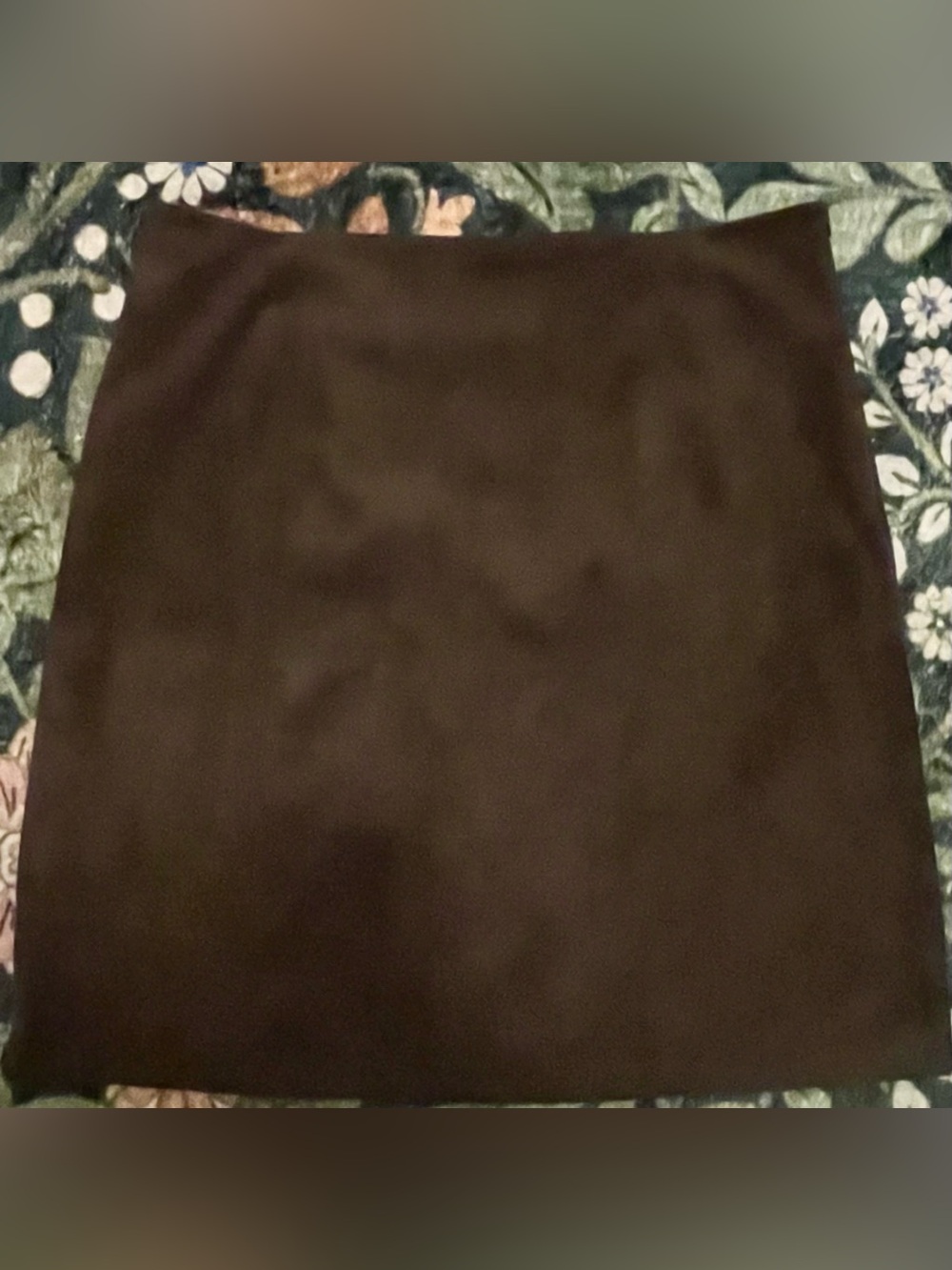 J. Jill Brown Mini Skirt
